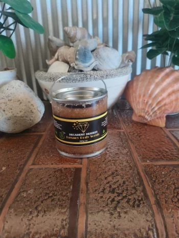 pure gold decadence body scrub